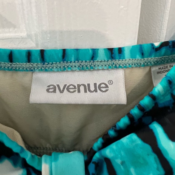 Avenue - bathing tankini - size 22 ; turquoise blue shades - Picture 4 of 8